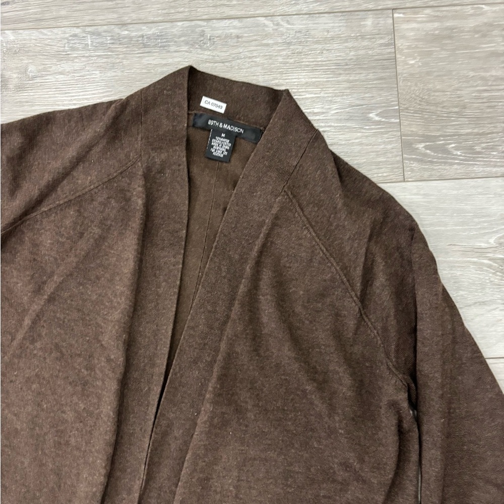 89th & Madison Brown Cardigan